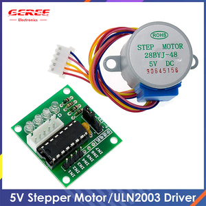 A basso prezzo all'ingrosso di potenza passo passo Stepper Motor Driver Kit 5V 4 fase Stepper Stepper Motor + scheda Driver per ULN2003 Chip Open Board - Product Image 6