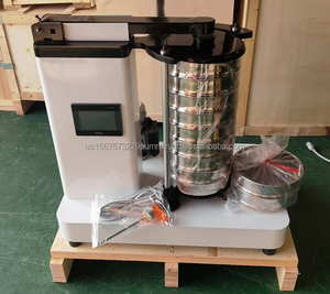 Motor agitador de pantalla vibratoria Circular de acero para uso doméstico de 220V para procesamiento de alimentos y pruebas de análisis de partículas de polvo químico - Product Image 4