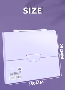 Túi Xách Tay <span class=keywords><strong>Accordion</strong></span> Thư Mục Trình Bày Mở Rộng Tập Tin Tài Liệu Organizer Mở Rộng Vé Thư Mục Nhựa Lưu Trữ Hộp - Product Image 2