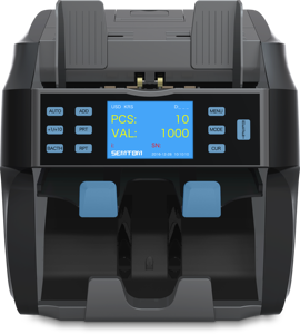 Detector UV MG IR con función de clasificación Pantalla TFT y anuncios de voz Máquina de contador de dinero de valor mixto para conteo de billetes - Product Image 1