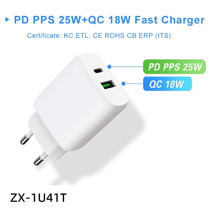 25W PD/PPS + QC (ZH-2U41T)