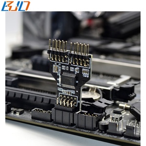 Motherboard USB 9-Pin <strong>Header</strong> <strong>1</strong> to Dual 2 9Pin USB 2.0 Adapter Riser Card - Product Image 4