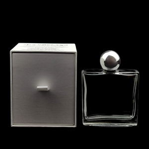 <strong>100</strong> <strong>ml</strong> Custom Printed Private Label square Glass Empty Spray Luxurious Perfume Fragrance Bottle with Cap and Packaging Paper <strong>Box</strong> - Product Image 4
