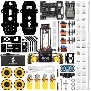 Tscinbuny combinazione casuale Kit Mecanum ruota ESP32 WROOM32 scheda di sviluppo braccio robotico funzioni strumento Kit per Arduino