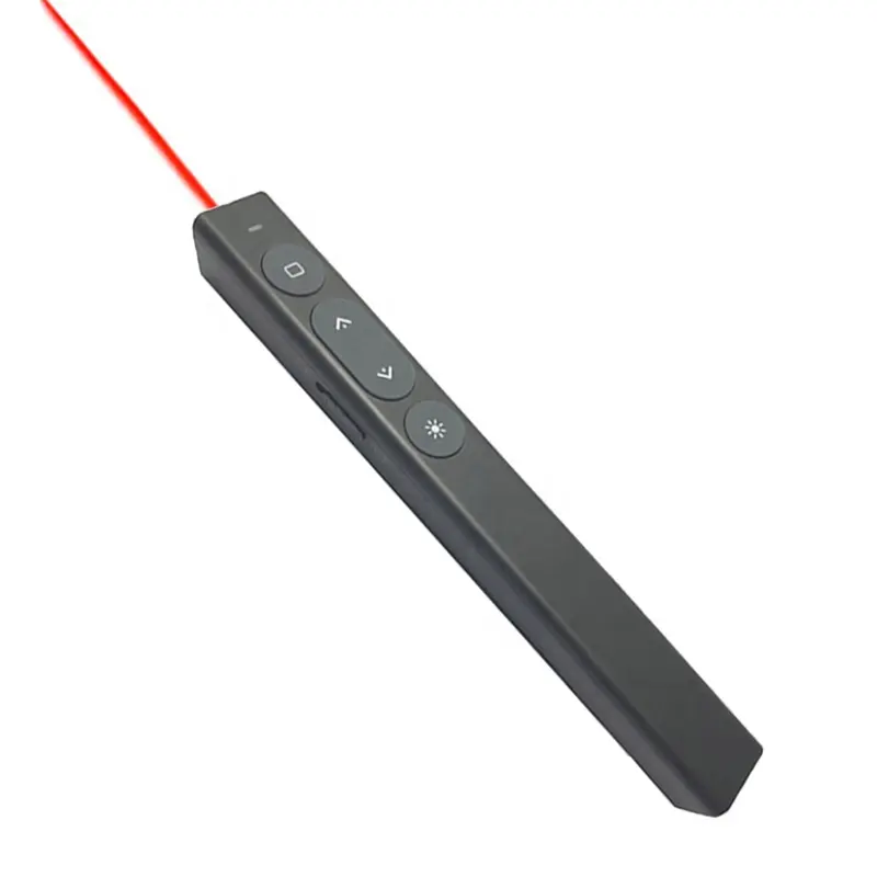 אלחוטי לייזר מגיש powerpoint עם אדום מצביעי לייזר PPT אדום אור לייזר עט שלט רחוק מצגת Clicker