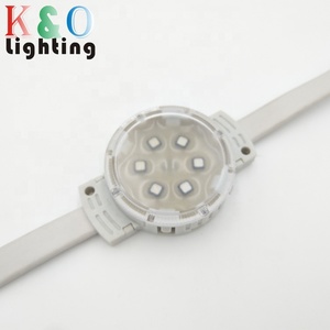 DC24V IP68 Outdoor <strong>RGB</strong> <strong>LED</strong> <strong>Pixel</strong> Light <strong>String</strong> <strong>DMX</strong> Controlled Point Lights Building Projects PC Lamp Body IP68 Waterproof - Product Image 5