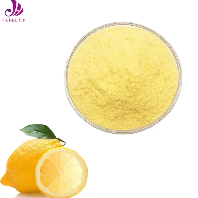 Poudre d'extrait de citron pur/poudre de fruit de citron/poudre de jus de citron