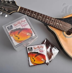 Parti di strumenti a corda per strumenti musicali lega di rame placcata argento 8 corde mandolino - Product Image 2