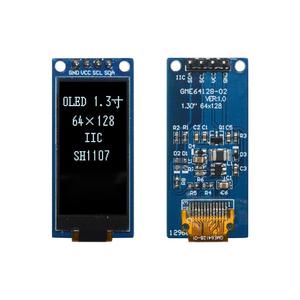 1,3-Zoll-weißes OLED-Modul IIC-Modul 64*128 Treiber-IC SH1107 Kommunikations-Kompakt-OLED-Anzeige modul