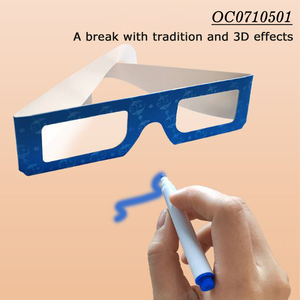 3Dメガネをかけた子供向けのマジック3D LCDグロードローイングライティングボードタブレット - Product Image 6