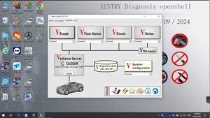 MB SD Connect C4/C5 Super Engineer Software 2025,03 con DTS Monaco V9.02 + V8.16 y Vediamo V5.01.01 sin conexión