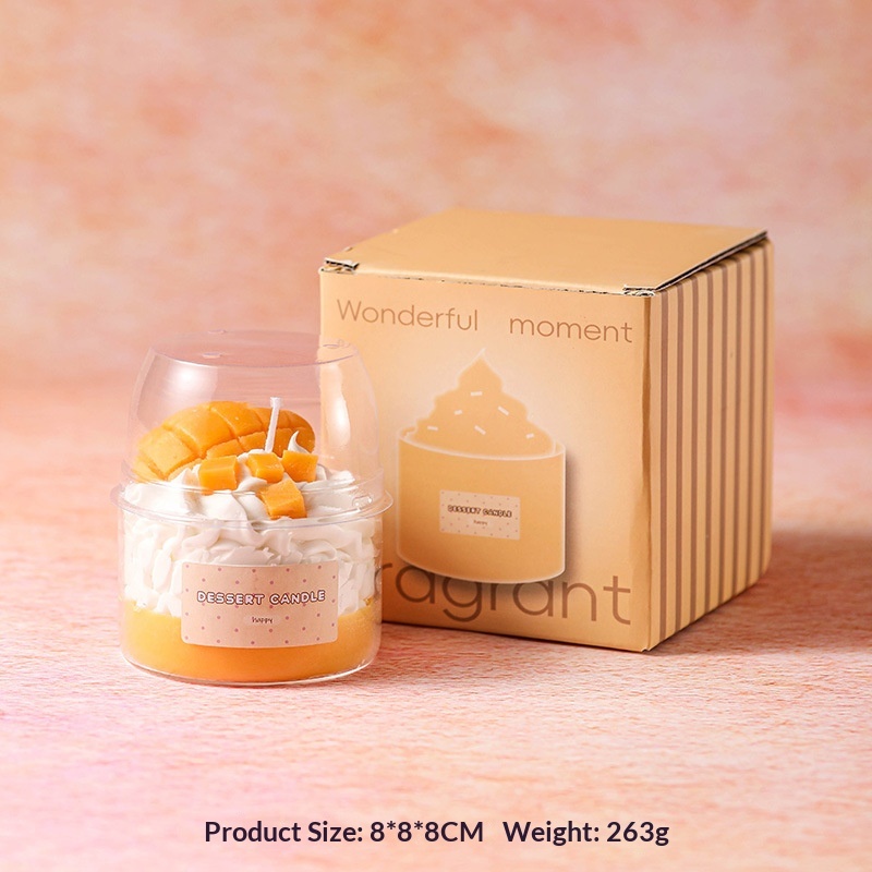 Mini Cupcake Crème Mangue (Saveur : Mangue)