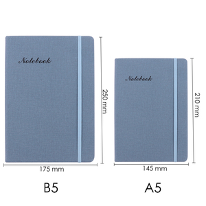 Foska cancelleria ufficio studente A5 B5 PU goffrato viaggiatori morbido cuoio Pu rilegato copertina taccuino diario appunti con corda - Product Image 2