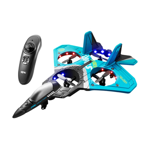 V17ジェットファイターRCプレーン-2.4GHzリモコン、360 ° スタントスピン、耐久性と軽量、男の子へのギフト - Product Image 1