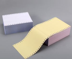 Envío gratis 2 capas de papel sin carbón azul autocopia en hojas factura NCR papel de copia de ordenador - Product Image 2