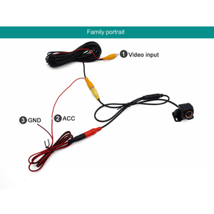 Smartourインテリジェントダイナミック軌跡移動ガイド駐車ライン背面図AndroidDVDモニター用リバースバックアップトラックカメラ - Product Image 6