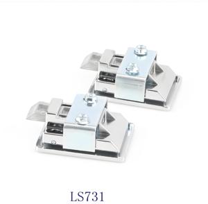 LS731锌合金车道锁搭扣式门锁隐形把手