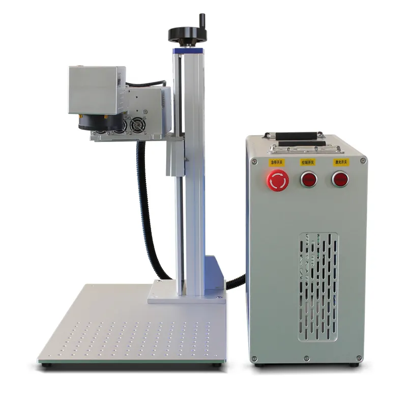 Worldslaser split type YAG 355nm macchina per marcatura laser UV per carta d'identità in plastica policarbonato