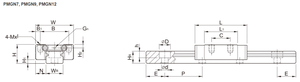 Fábrica Atacado mini guias lineares <span class=keywords><strong>mgn12</strong></span> trilho <span class=keywords><strong>linear</strong></span> trilho guia <span class=keywords><strong>linear</strong></span>