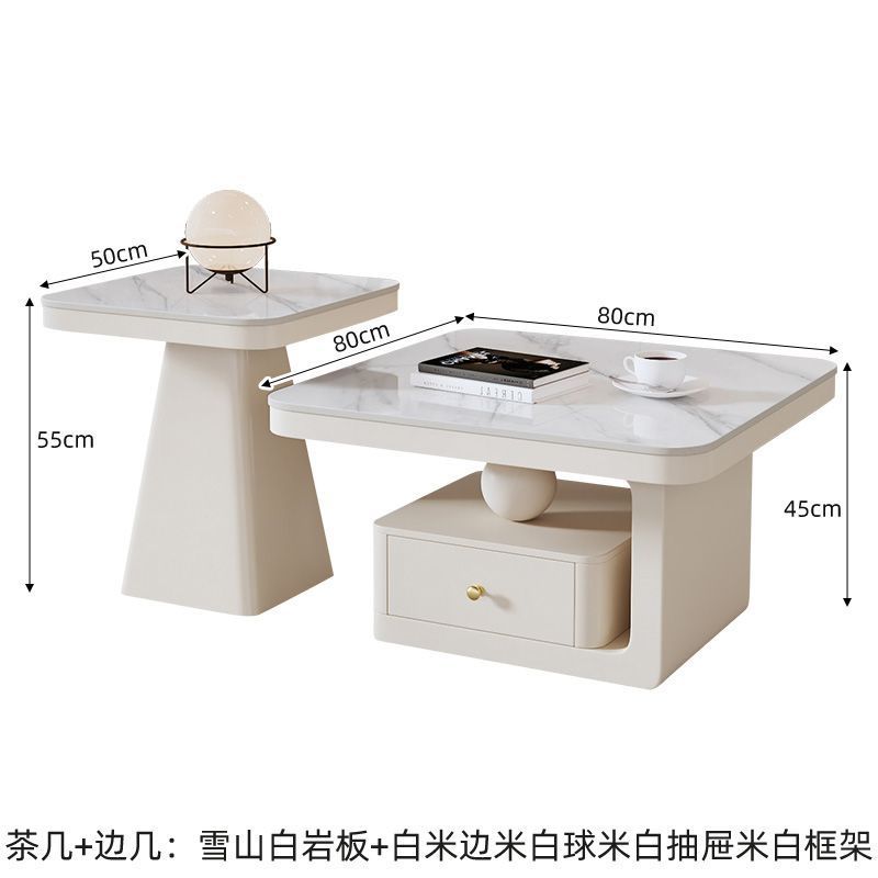 Baijia Snow Mountain White Rock Slab 8050 Combination