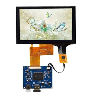 <strong>Lcd</strong> Tft Display <strong>Lcd</strong> <strong>Monitor</strong> Portable 5'' 800X480 5Points Capacitive Touch Screen Panel Small <strong>Lcd</strong> Display <strong>With</strong> Hd-Mi Driver Board - Product Image 2