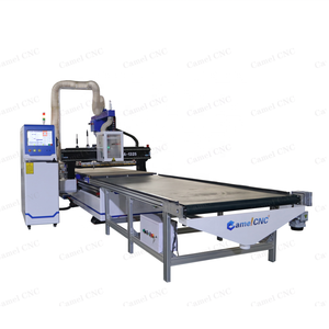 Automatic panel furniture production line CA1325 1530 2030 <strong>CNC</strong> <strong>Nesting</strong> <strong>Machine</strong> with ATC Spindle <strong>Loading</strong> and Unloading