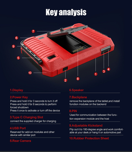 ANCEL-escáner profesional DS600 OBD2, herramientas de diagnóstico, todos los sistemas, codificación ECU, prueba activa de aceite, TPMS, EPB, reinicio de escáner automotriz