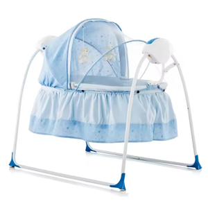 Üretici toptan elektrikli bebek salıncak beşik seti yaş aralığı 0-12 ay için taşınabilir tasarım - Product Image 3