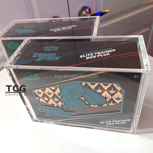 TCG透明アクリル新クラウンゼニスETBポケモンセンター専用エリートトレーナーボックスプラス密封アクリルディスプレイケース - Product Image 3