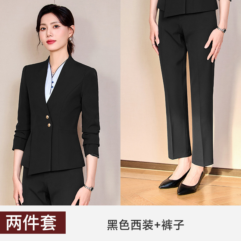 Black suit pants