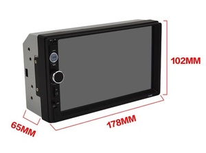 Radio estéreo para coche HD 7 "Pantalla táctil 12V 2 Din Radio FM Cable de alimentación ISO Receptor de entrada auxiliar SD USB MP5 Autoradio Player - Product Image 2