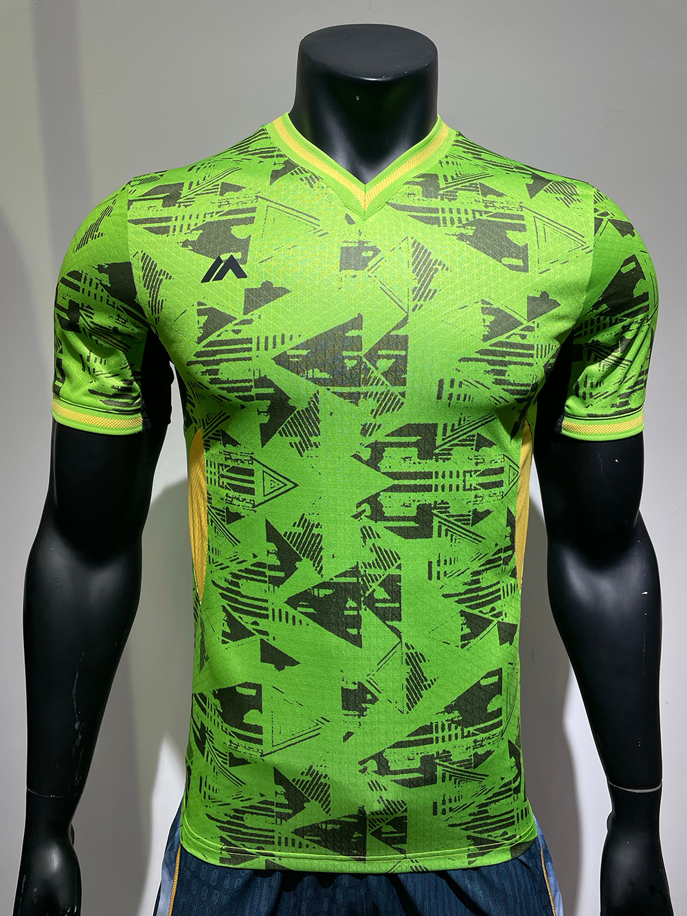 Camiseta de fútbol tailandesa de calidad verde