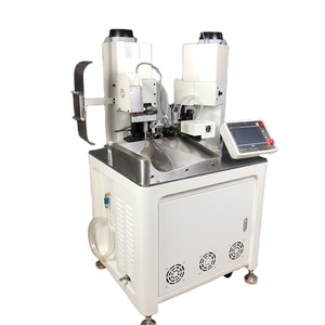 JCW-CST02 China Factory Dual-ends Automatic Cable <strong>Wire</strong> Cutting and Stripping Terminal Crimping Machine - Product Image 1