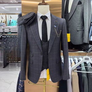 Minimalist isches Design Anzug Kollektion Dreiteiliges Business-Outfit Nicht saisonales Inventar Fast Fulfillment Drops hip Program - Product Image 2