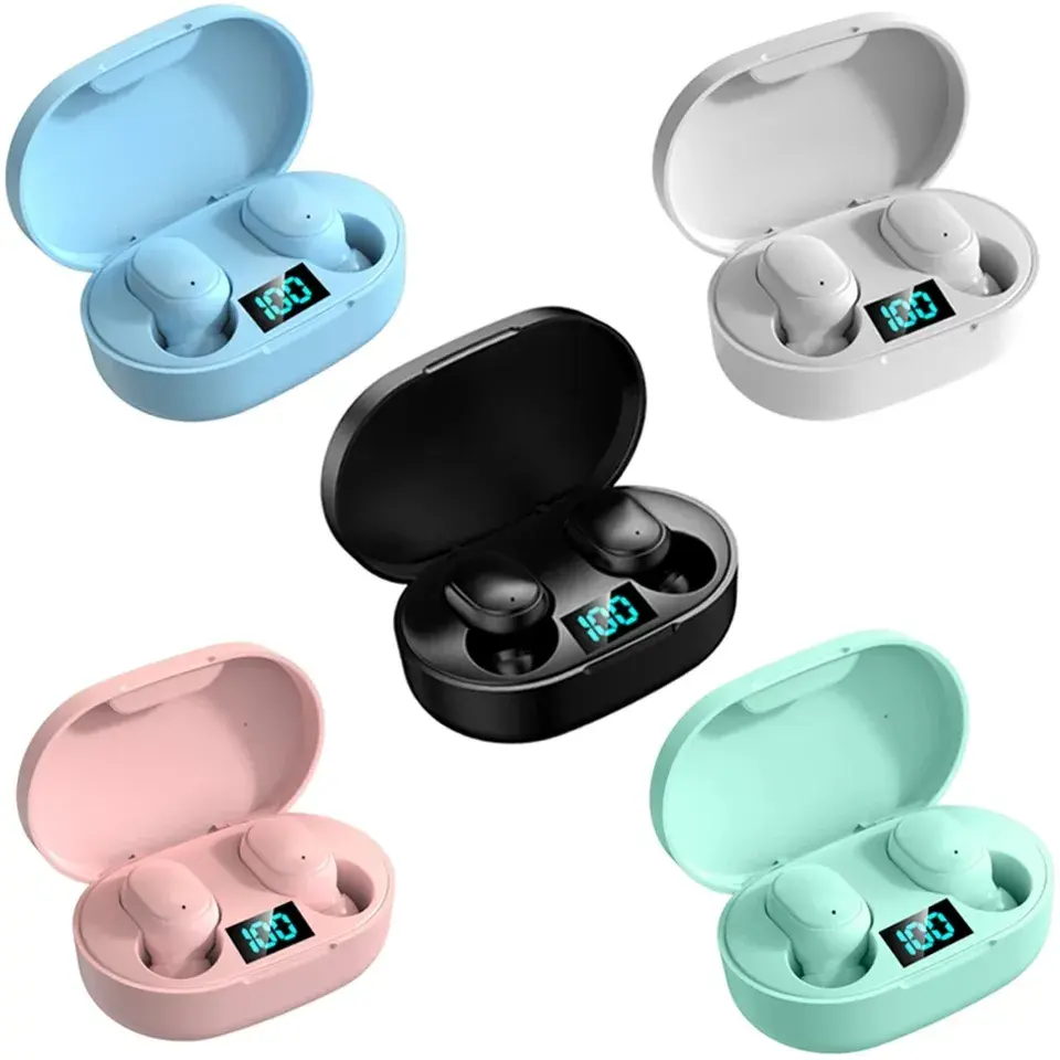 E6s TWS auriculares inalambricos Stereo không khí Chồi thể thao tai nghe mini bt5.3 tai nghe Tai Chồi đúng airbuds không dây Earbuds