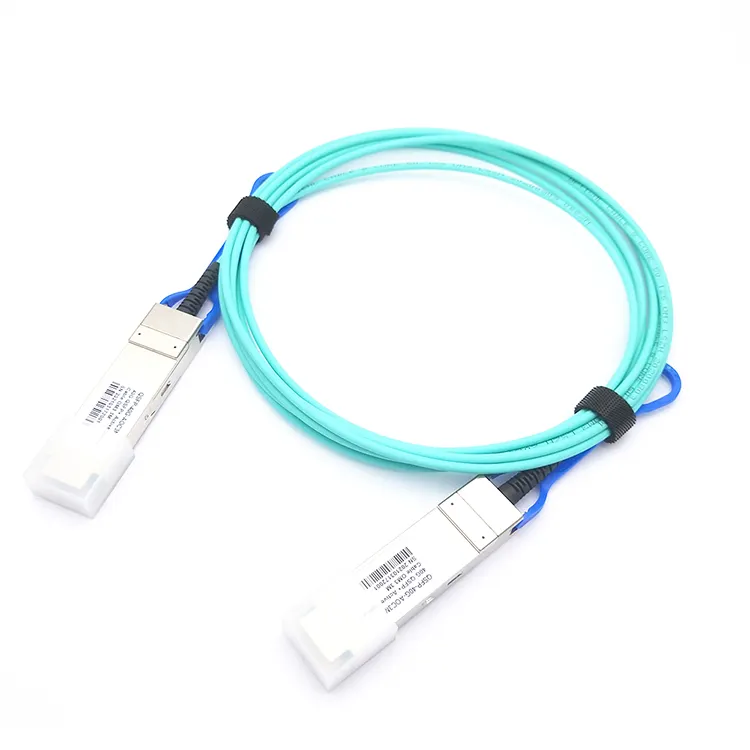 كابل بصري نشط عالي السرعة 3 م (33 قدم) Aoc 40 غرام Qsfp للبيع بالجملة