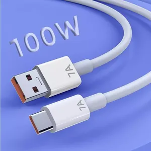 Süper hızlı 7A 100W tipi C USB şarj kablosu için Mate 60 50 Nova 10 onur Redmi android kutusu tip-c USB şarj - Product Image 3