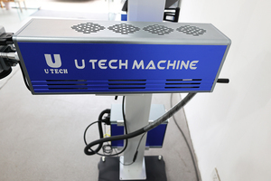 U TECH fabrika doğrudan tedarik komple otomatik üretim hattı ekipmanları: PET şişe lazer tarih kodlama yazıcı sistemi - Product Image 6