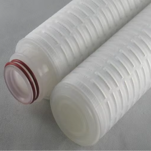 High quality <strong>10</strong> Inch 0.2 Micro PES Pleated Filter Cartridge for Pure Water/Juice/Beers - Product Image 1