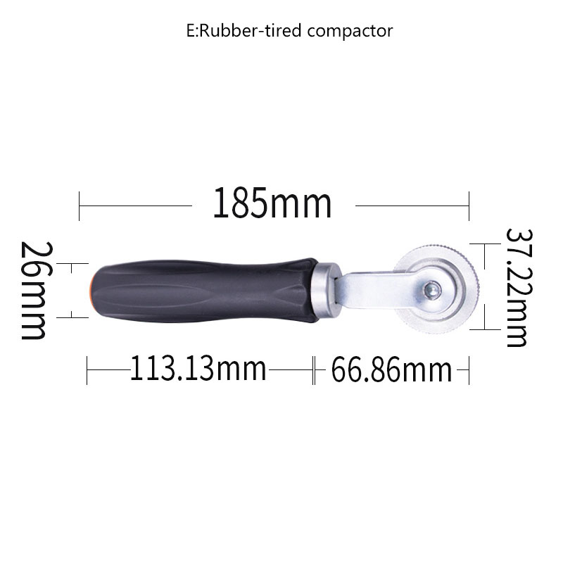 E: compactador Caucho-cansado