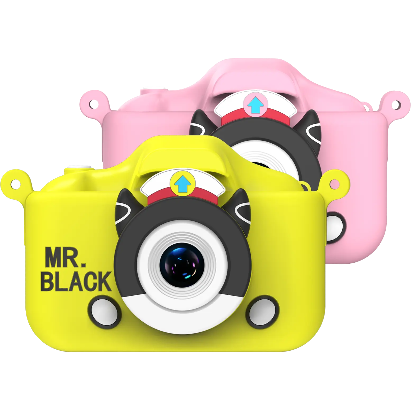 Детская цифровая двойная камера силиконовый чехол 2,0 дюймов мультяшная Игра MP3 Музыка Мини Видео Фото детская камера подарок на день рождения