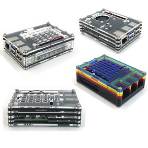 <strong>Raspberry</strong> <strong>Pi</strong> 5 Transparent Acrylic <strong>Case</strong> 9 Layer Acrylic Protective Enclosure Housing <strong>Case</strong> - Product Image 6