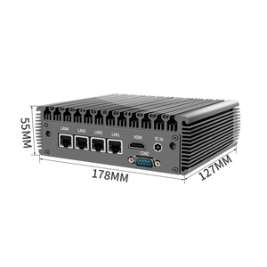 <strong>Network</strong> Gateway Soft Router J4125 Quad Core Low Power 4x 2.5G LAN DDR4 RAM MSATA Storage OPNsense Industrial PC <strong>Computer</strong> - Product Image 4