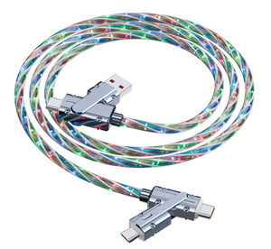 ใหม่ล่าสุด5A ใหม่ไฟ USB ชนิด C 4 in 1 USB สายชาร์จเร็วมินิสาย1A อะแดปเตอร์ไฟข้อมูล USB - Product Image 6
