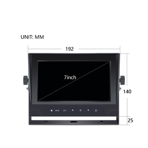 Monitor impermeable de 7/9/10 pulgadas con pantalla AHD1080P para sistema de cámara de respaldo ideal para camión/furgoneta/barco/etc. - Product Image 4