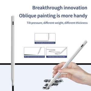ปากกาสไตลัส Capacitive สำหรับแท็บเล็ต,ปากกาหน้าจอสัมผัสสำหรับ Apple Pencil 2 iPad Pro ปากกา <span class=keywords><strong>Stylus</strong></span> ขายส่ง - Product Image 5