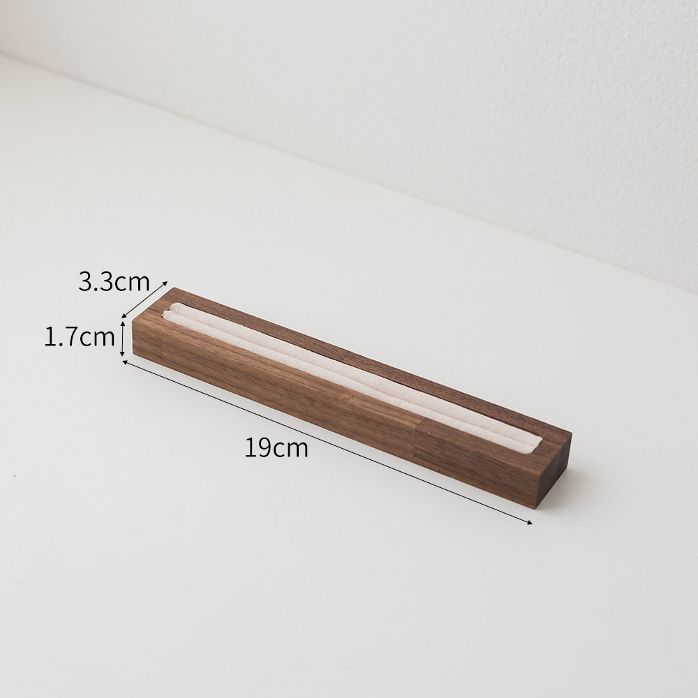 Walnut wood velvet, 1 groove