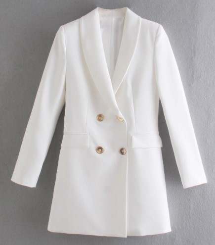 White with lining