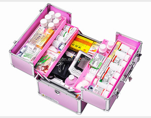 अनुकूलन एल्यूमीनियम मिश्र धातु प्राथमिक चिकित्सा किट आपातकालीन प्राथमिक चिकित्सा चिकित्सा आपूर्ति घरेलू बड़े क्षमता भंडारण बॉक्स - Product Image 5