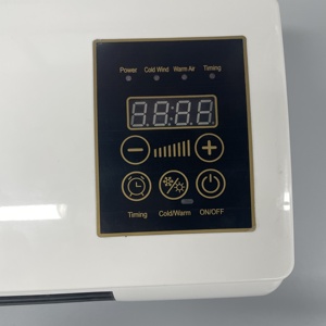 Sıcak çift kullanımlı yüksek verimli geniş açılar mobil küçük Fan uzay ısıtıcı odası duvara monte elektrikli 1800W 2-in-1 klima - Product Image 6